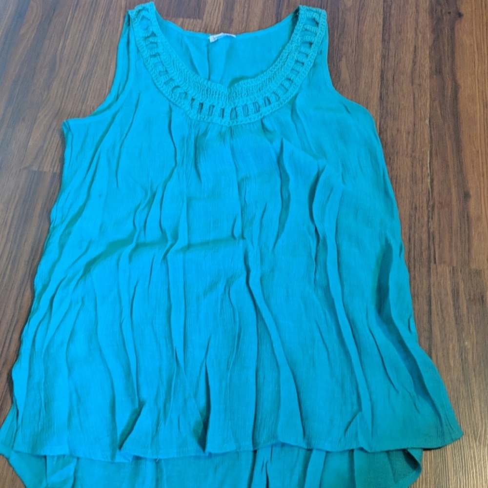 Turquoise blouse